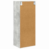 Hanging Cabinet with Storage Concrete Grey 40 x 29.5 x 100 cm 884469