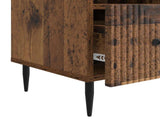 TV Cabinet Old Wood 102 x 34.5 x 50 cm Engineered Wood 894913