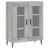 Highboard Grey Sonoma 69.5x34x180 cm Engineered Wood 3189339