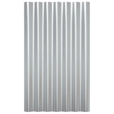 Roof Panels 36 pcs Galvanised Steel Silver 60x36 cm 319132