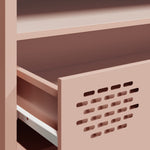 ZNTS TV Cabinet Pink 202x39x43.5 cm Cold-rolled Steel 851347