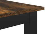Bench Smoke Oak 160 x 35 x 45 cm Engineered Wood 892604