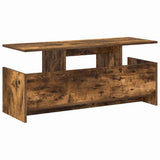 TV Stand Smoked Oak 102 x 35 x 45 cm Engineered Wood 890996