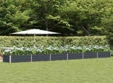 Planter Anthracite 600 x 80 x 45 cm Steel 42018201
