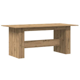 Dining Table Artisan Oak 180x90x76 cm Engineered Wood 855845