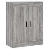 Highboard Grey Sonoma 69.5x34x180 cm Engineered Wood 3200023