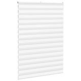 Zebra Blind White 165x200 cm Fabric Width 160.9 cm Polyester 4014794