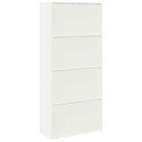 Storage Cabinet White 90 x 40 x 200 cm Steel 3406177