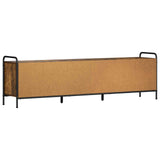 TV Cabinet 167.5 x 33 x 50 cm Smoked Oak Engineered Wood 8013748