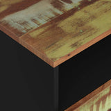 Bedside Cabinet 50x33x62cm Solid Wood Reclaimed&Engineered Wood 350666