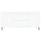 Coffee Table White 102x44.5x50 cm Engineered Wood 830988
