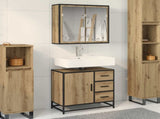 Bathroom Furniture Set 2 pcs Artisan Oak Engineered Wood 3402321