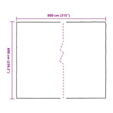 Clear Tarpaulin with Eyelets 6x8 m Polyethylene 4018574