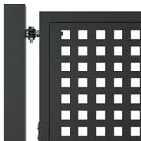 Garden Gate Anthracite 100x200 cm Steel 154564