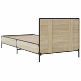 Bed Frame with Headboard Sonoma Oak 80 x 200 cm Engineered Wood 8009107