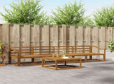 Outdoor Sofa Set 5 pcs Natural Solid Acacia Wood 3367172