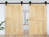 Door NARVIK Natural 100 x 210 cm Solid Pine Wood 42047093