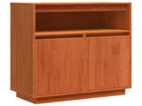 Sideboard Wax Brown 70 x 34 x 80 cm Solid Pine Wood 858250