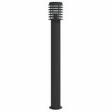 Outdoor Floor Lamps 3pcs Black 110cm Stainless Steel 4006364