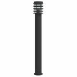 Outdoor Floor Lamps 3pcs Black 110cm Stainless Steel 4006364