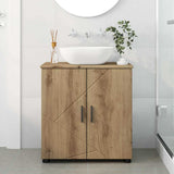 Bathroom Cabinet with Storage Artisan Oak 61 x 35 x 64 cm 883293