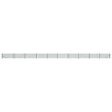 Chain Link Fence with Flange Green 0.8x25 m 153944