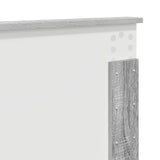 Bed Frame Grey Sonoma 120 x 200 cm Engineered Wood 3408695