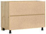 Cabinet SKI Honey Brown 80 x 46 x 81.5 cm Solid Pine Wood 42007563
