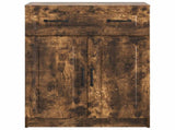 Sideboard Smoked Oak 66 x 34.5 x 87 cm Engineered Wood 895790
