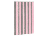 Insect Curtain Chenille Silver Grey and Pink 100 x 200 cm 42034441