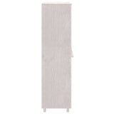 Wardrobe HAMAR White 89x50x180 cm Solid Wood Pine 340481