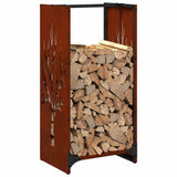 Firewood Rack 40x30x80 cm Weathering Steel 864230