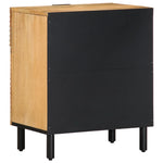 ZNTS Bedside Cabinet Brown 50x33x60 cm Solid Wood Mango 4017731