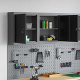 Tool Cabinet with Shelf Black and Grey 50 x 20 x 55 cm Steel 4103469