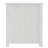 Coffee Table White 71x49x55 cm Solid Wood Pine 820927
