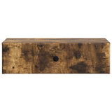 Wall-Mounted Side Table Smoked Oak 59 x 34.5 x 17 cm 899170