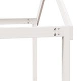 Bunk Bed without Mattress White 75x190 cm Small Single Solid Wood Pine 3282130