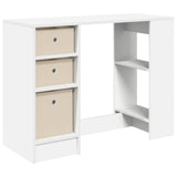 Desk with Drawer White 100 x 40 x 75 cm Engineered Wood 8000452