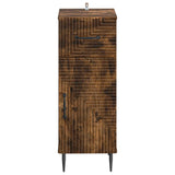 Bathroom Storage Cainet HAARLEM Smoked Oak 30 x 31 x 80 cm 896830