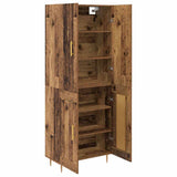 Highboard Old Wood 69.5 x 34 x 180 cm Engineered Wood 3415802