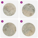 Table Top Grey Marble 50 cm diameter Durable Table Top Round 149194
