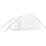 Greenhouse with Steel Frame White 24 m² 6x4x2.85 m 3188116