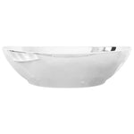 Wash Basin 40x33x13.5 cm Ceramic Silver 143473