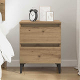 Bedside Cabinet Artisan oak 40 x 35 x 50 cm Engineered wood 871920