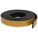 Self-Adhesive Window Seal Black 14 x 12 mm 100 m EPDM Foam 42038197