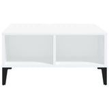 Coffee Table White 60x60x30 cm Engineered Wood 805986