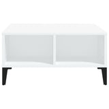 Coffee Table White 60x60x30 cm Engineered Wood 805986
