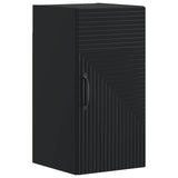 3 Piece Bathroom Cabinet Set HAARLEM Black Engineered Wood 3417775