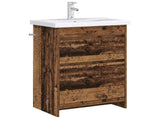 Bathroom Under Sink Cabinet Old Wood 56 x 37.5 x 81 cm 890734