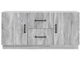 Sideboard Grey Sonoma 89 x 34.5 x 57 cm Engineered Wood 895351